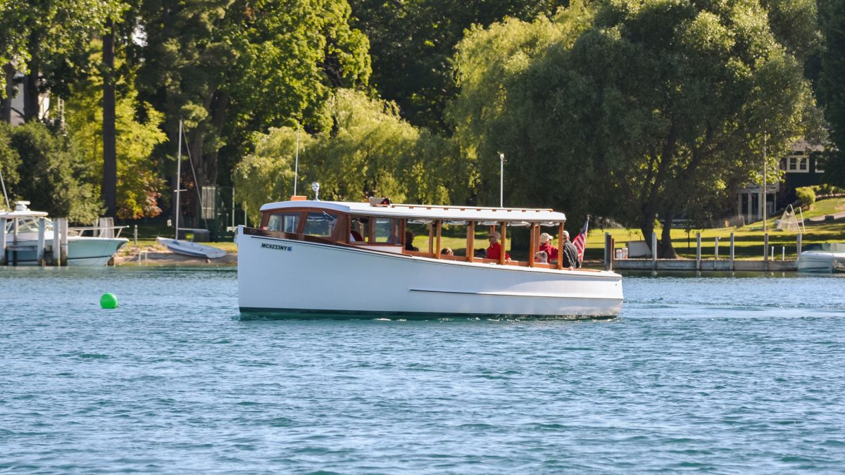 a boat on the water
